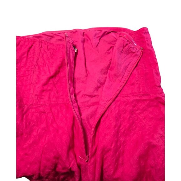 J. Crew Hot Pink Deco Dot Strapless A-Line Mini Dress Sz 10 - Picture 9 of 13